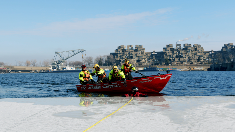 Simulation sur la glace
